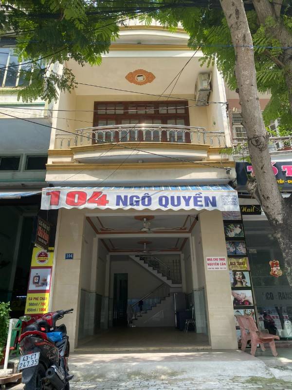 Cho thuê nhà nguyên căn số 104 Ngô Quyền, Đà Nẵng
