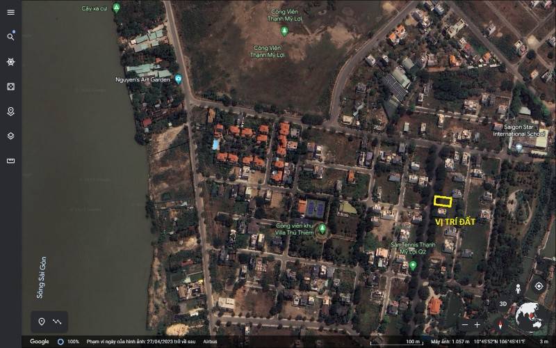 Bán đất biệt thự Thủ Thiêm Q.2 ngay Sông Sài Gòn 120 triệu/m2