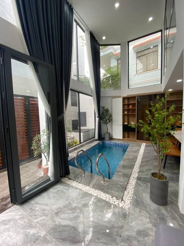 Villa Mini, Lê Quang Định, có hồ bơi, 4 phòng ngủ, 78m2, nhỉnh 11 tỉ