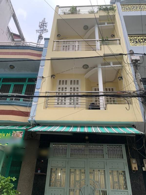 Nhà cho thuê Bình Phú, Quận 6, đường xe hơi, DT 4x15m, 3 tấm rưỡi
