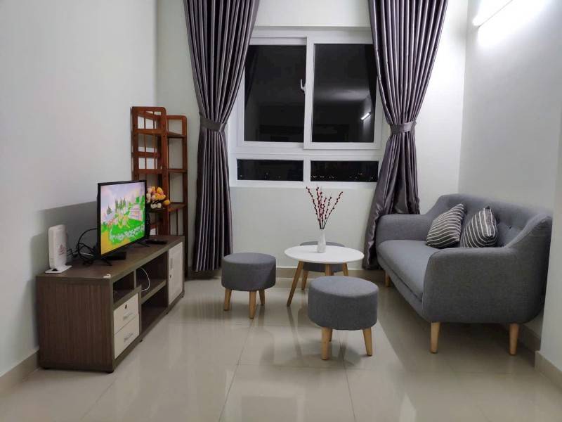 Cho thuê căn hộ chung cư Topaz City Q.8 ,dt 70m2 , 2 Phòng ngủ, giá th