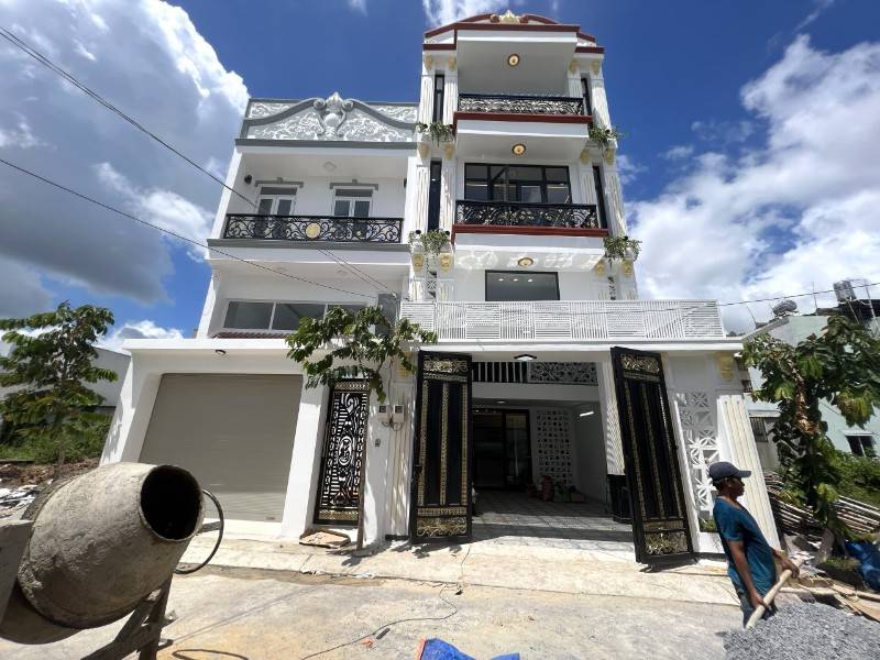 Bán nhà mới 100% vào ở ngay, sổ hồng riêng, Nguyễn Thị Thử, Hóc Môn