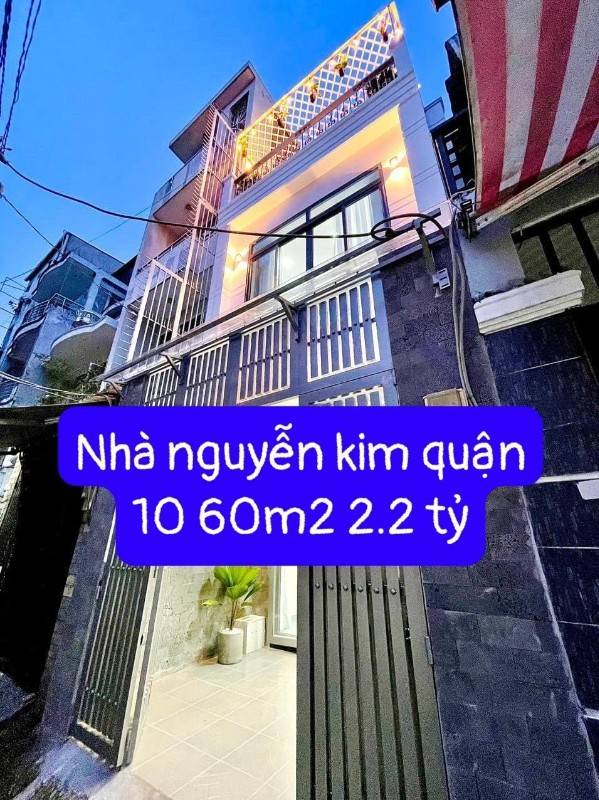 Bán nhà Nguyễn Kim quận 10 1 trệt 2 lầu  giá giảm sâu tận đáy