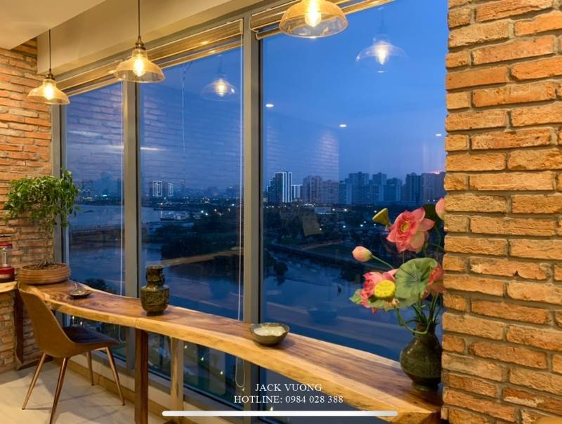 Bán căn hộ 3 phòng ngủ Đảo Kim Cương Quận 2, 137 m2, view sông SG, Q.1
