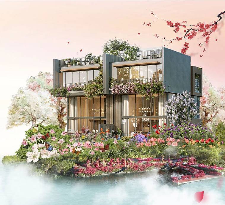 biệt thự song lập mặt sông Ecovillage Saigon River giá 14,5 tỷ (co VAT