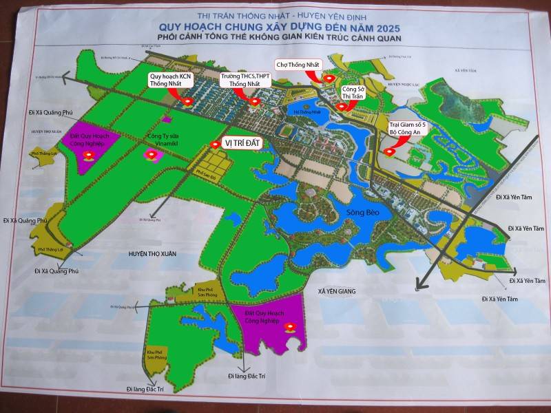 Bán đất Yên Định, cách khu quy hoạch công nghiệp 500m