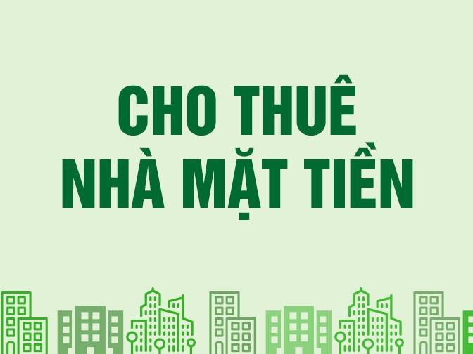 Cho thuê nhà mặt tiền đường Nguyễn Văn Đậu, Phường 5, Quận Bình Thạnh