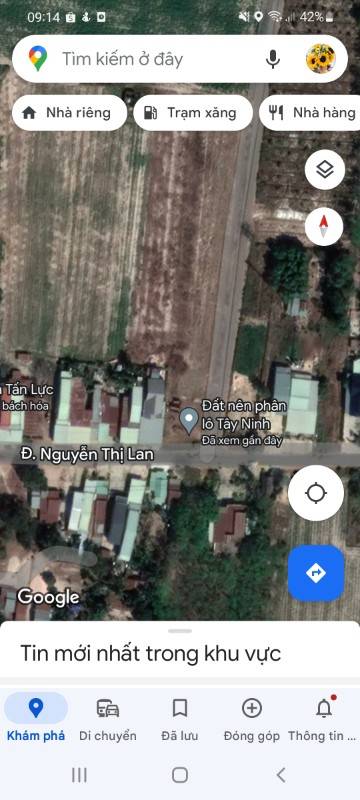 Cắt lỗ 100tr lô đất MT Nguyễn Thị Lan -Tân Biên DT 246m,đường nhựa 15m