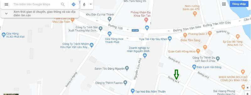 Cần bán nền đất 100m2 có sẵn phòng trọ - KCN Tân Tạo - Bình Tân
