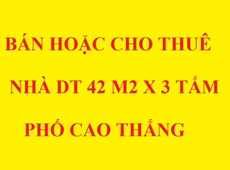 Bán hoặc cho thuê nhà phố Cao Thắng, phường 11, quận 10, TP.HCM
