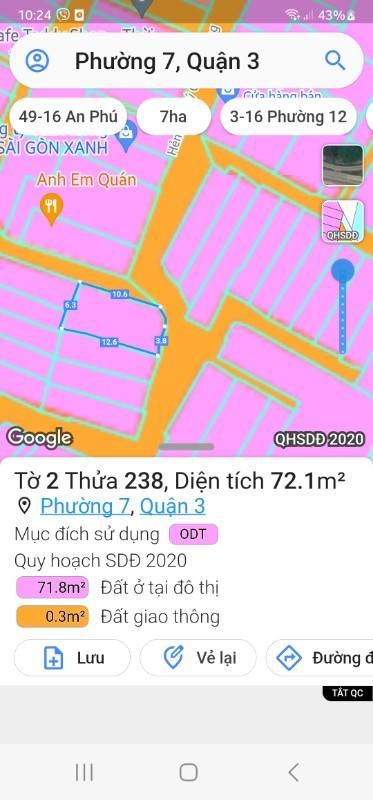 Bán Nhà HXH 134/ Đường Lý Chính Thắng P, Võ Thị Sáu Q3. DT:6x12m.