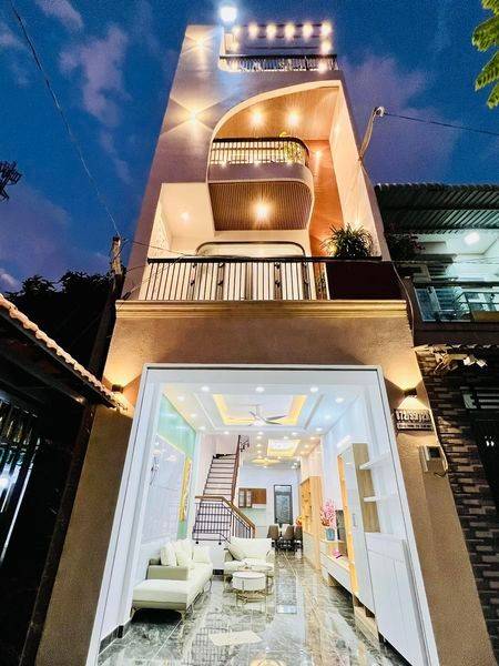 Bán căn nhà mới, Quang Trung, P8, hoàn thiện 2023,Sổ đã hoàn công xong