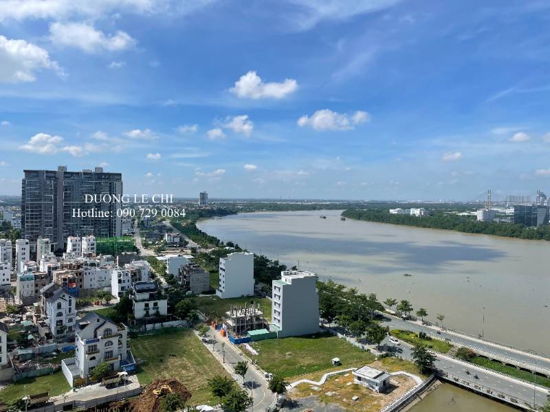 Bán căn hộ 2 phòng ngủ Đảo Kim Cương, 96 m2, view sông Sài Gòn