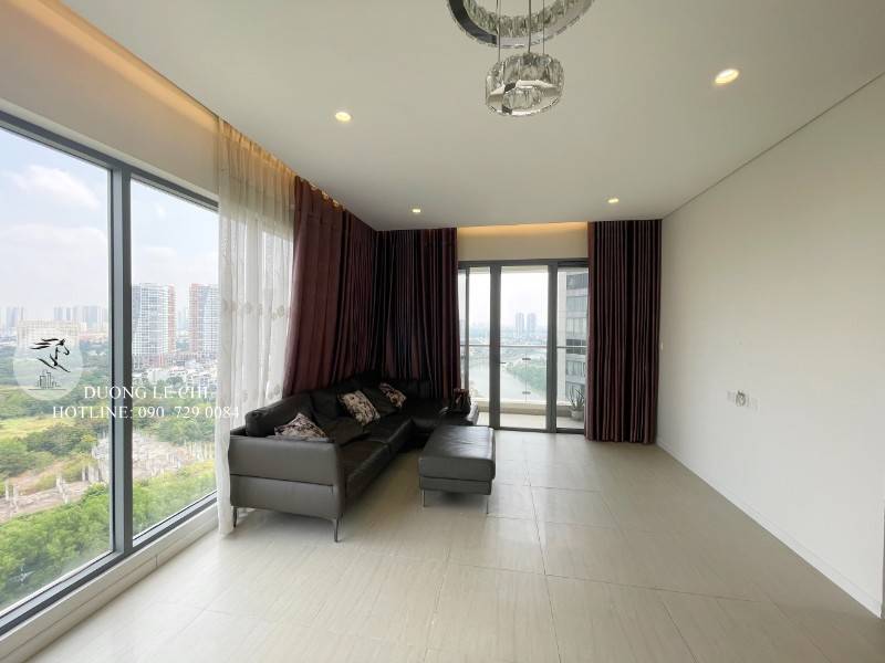 Bán căn hộ 3 phòng ngủ Đảo Kim Cương Q.2, 117 m2, view sông SG, Q.1