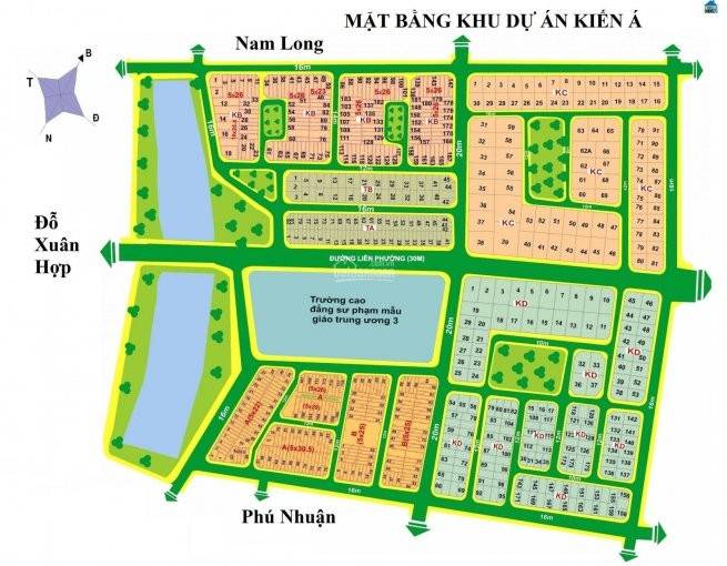 Bán Đất Nền Kiến Á, P Phước Long B, Q9 200m2 giá 57 tr/m2