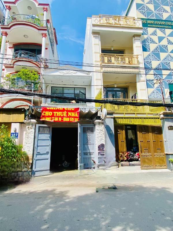 Cho thuê nhà mặt tiền Nguyễn Cửu Vân 1 trệt 1 lầu giá 27 triệu