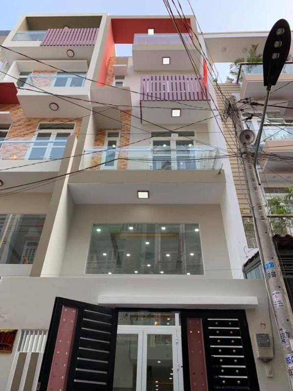 Nhà mới xây hẻm 1 sẹc 10m cho thuê Full nội thất đường Phan Huy ích,GV