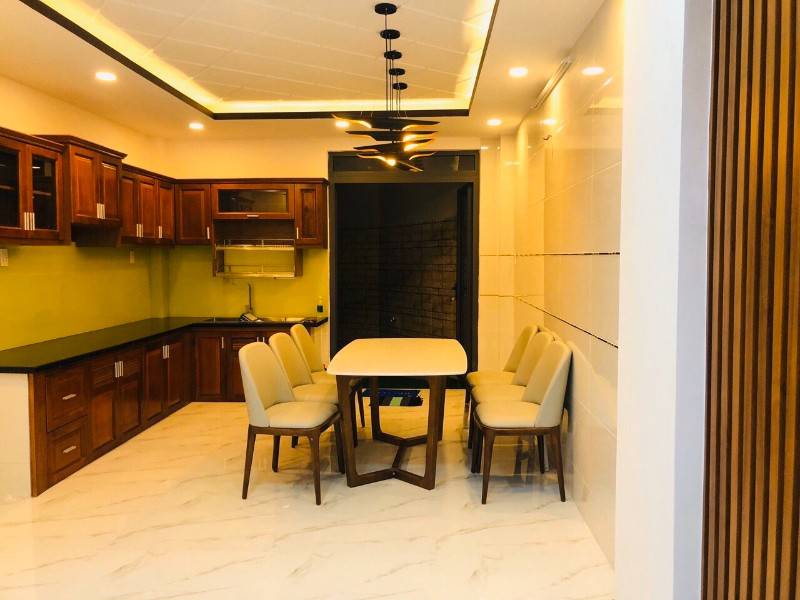 Nhà mới xây hẻm 1 sẹc 10m cho thuê Full nội thất đường Phan Huy ích,GV