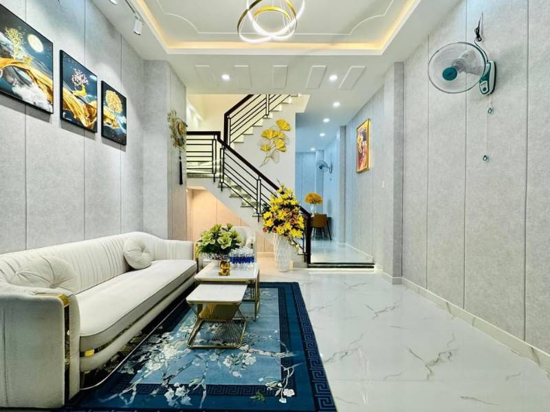 Nhà đẹp full nội thất 58,5m2 ngay Lê Lợi, Gò Vấp. Giá: 2 Tỷ 350. SHR