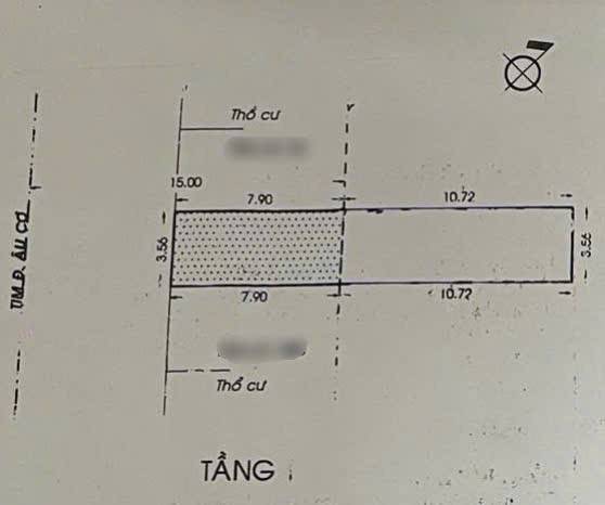 Mặt tiền Âu Cơ, Tân Bình thuê 25 triệu/ tháng  67m2(3.6x19m) 