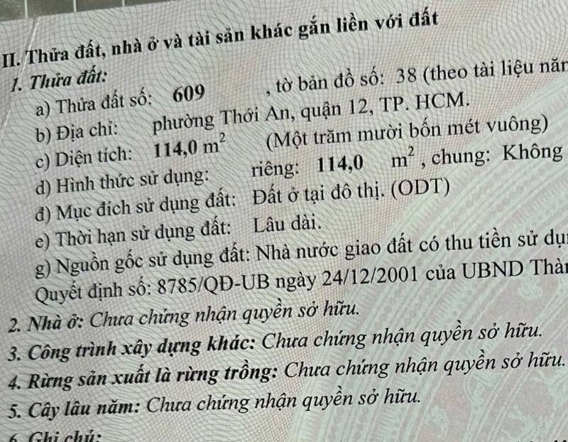 CHÍNH CHỦ CẦN BÁN GẤP GIÁ RẺ, 5,7x20, 114m2, KDC PHÚ NHUẬN