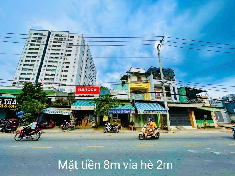 Mặt tiền kinh doanh phòng trọ Phạm Đức Sơn P16 Q8 4x20m 250m2 8.5 tỷ