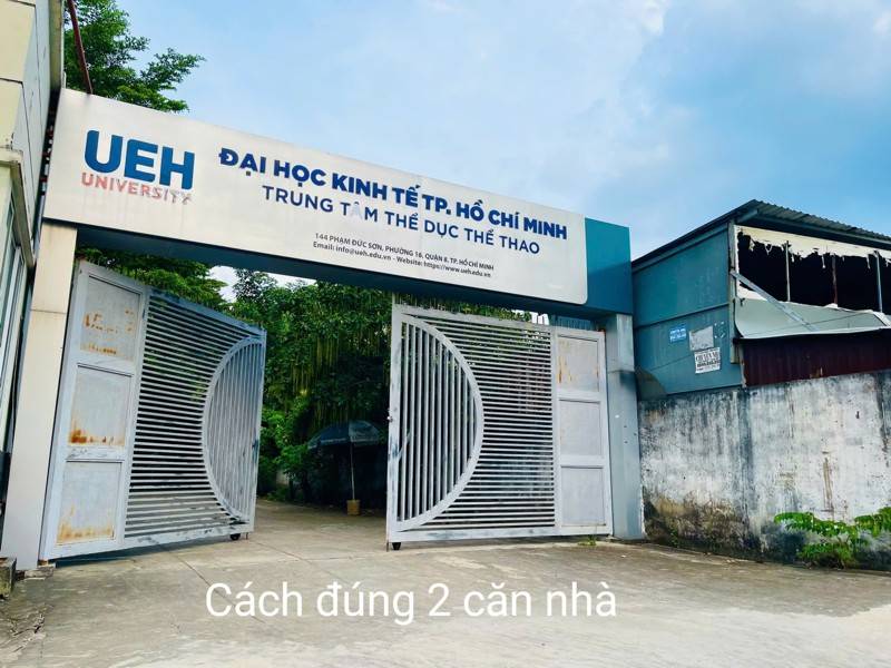 Mặt tiền kinh doanh phòng trọ Phạm Đức Sơn P16 Q8 4x20m 250m2 8.5 tỷ